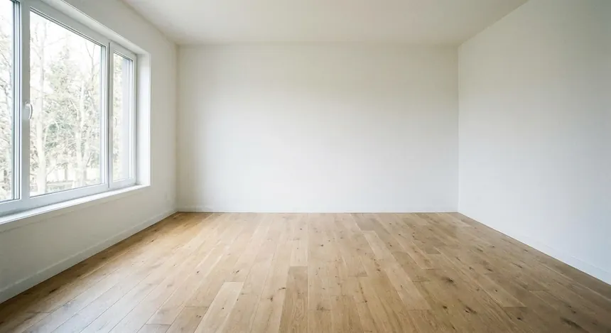 Salon vide avant home staging IA
